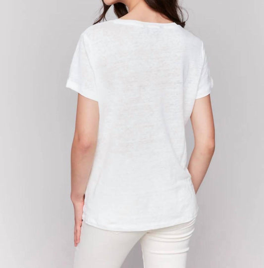 Charlie B - Short Sleeve V-neck T-shirt