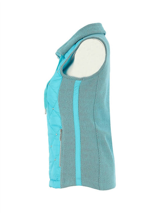 Dolcezza - Women's Quilted Zip-up Vest