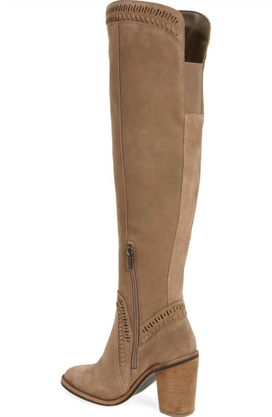 Vince Camuto - Women's Madolee Suede Leather Over The Knee Boots