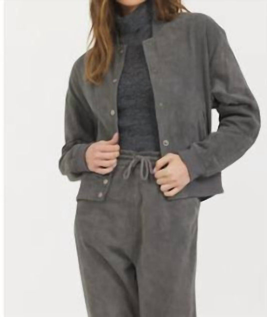 Jakett - SHAI WASHED AND WAXED SUEDE JACKET