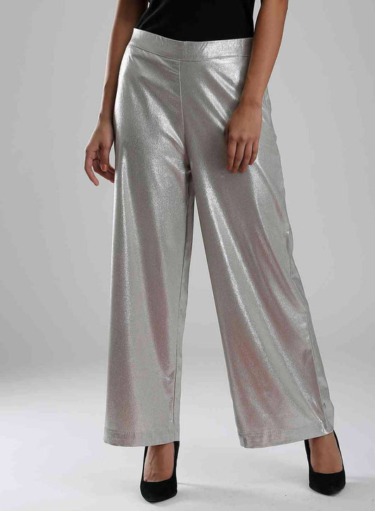 Skies Are Blue - Shimmery Party Pants - Plus