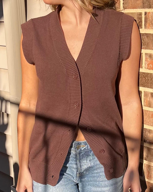 Olivaceous - Zarah Sweater Vest