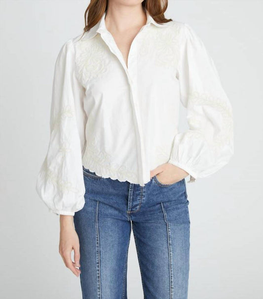 Driftwood - Poplin Top
