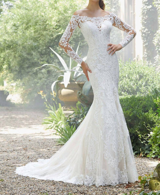 Morilee - Priscilla Off-the-shoulder Gown