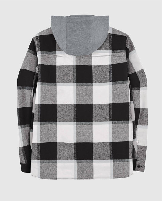 Starter - Men's Cincinnati Bengals The Big Joe Sherpa Lined Plaid Jacket