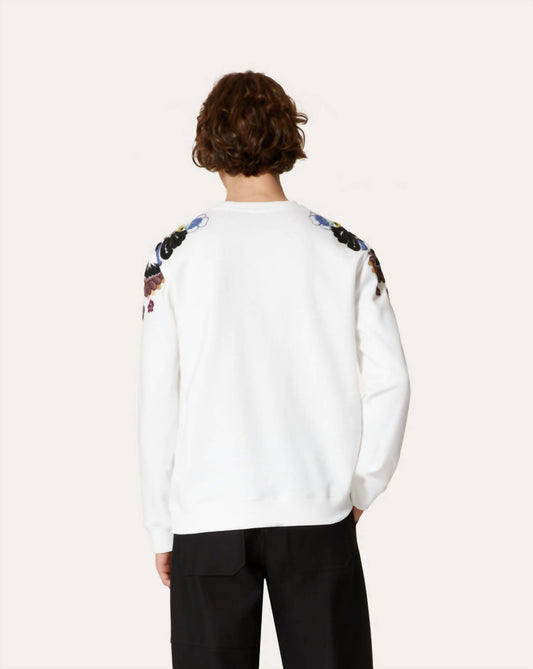Valentino - World Arazzo Embroidered Crew Neck Sweatshirt