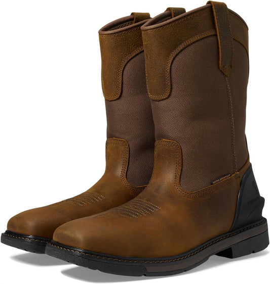 Carhartt - Men's Montana Water Resistant Steel Square Toe Wellington Boot - Medium
