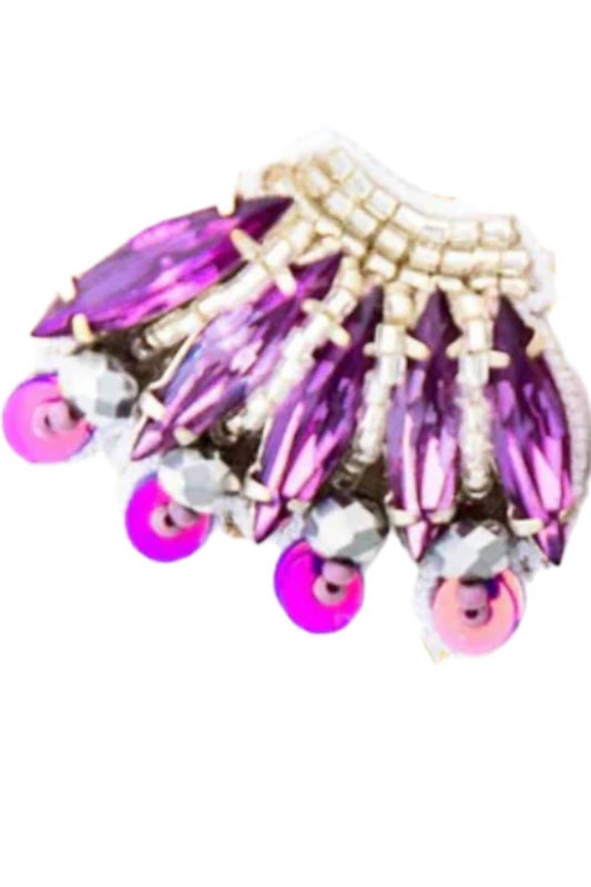 Main & Exchange - Women's Mini Fan Girl Earrings