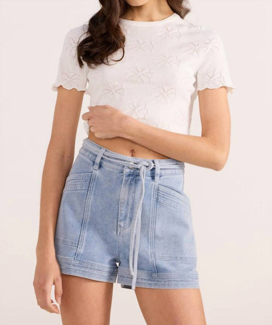 Minkpink - Oliver Denim Panel Short
