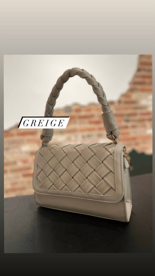 Jen & Co. - Women's Marlowe Woven Satchel With Braided Handle