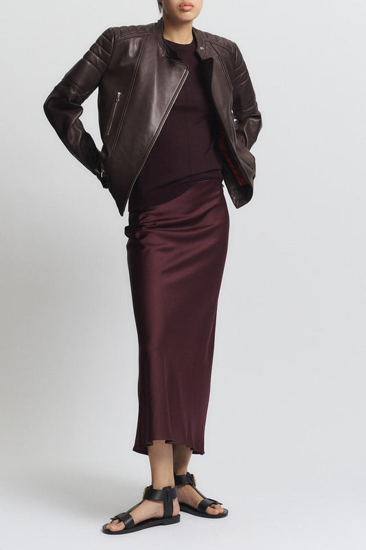 Saint Art - Talia Charmeuse Maxi Skirt