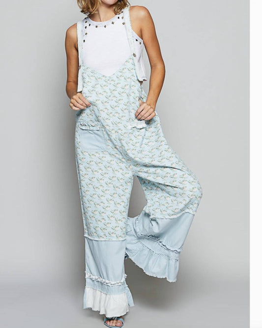 Pol - Misty Ruffle Overalls