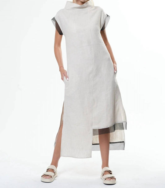 Metamorfosi - Asymmetrical Linen Dress