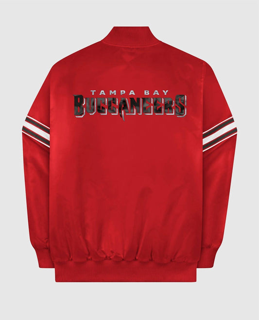 Starter - Men's Tampa Bay Buccaneers Satin Full-snap Jacket