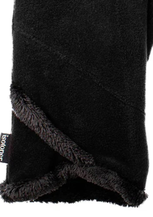 Isotoner - Women's Smartdri Fleece Gloves With Overlap Wrist