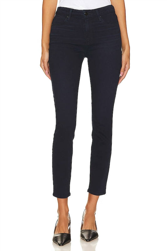 Paige - Linear Coin Pocket Hoxton Ankle Jeans