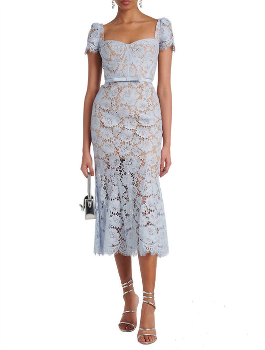 Self-Portrait - Fine Lace Midi Dress