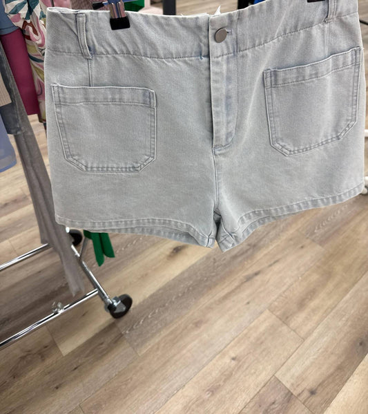 Jacquie The Label - Women's Washed Denim Shorts