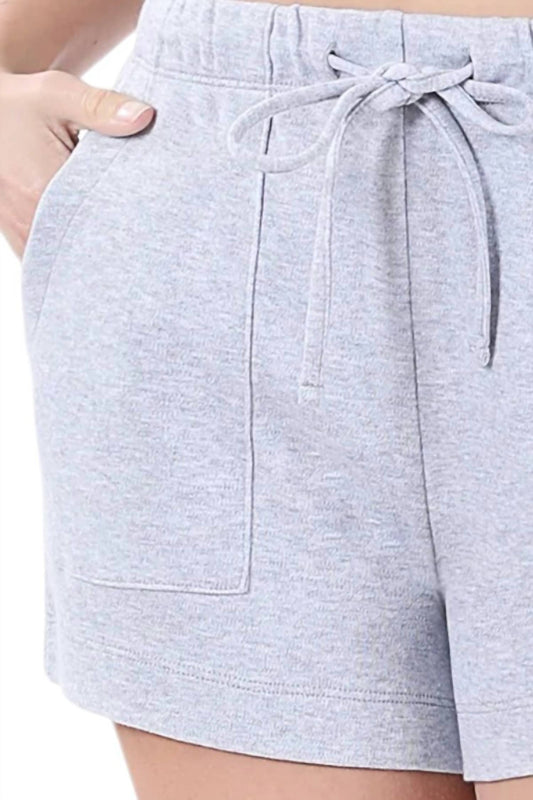 Zenana - Cotton Drawstring Shorts