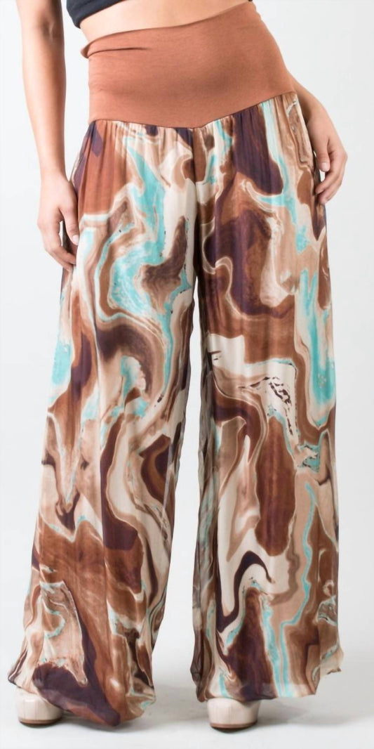 Gigi Moda - Aspen Marble Wide Leg Pants