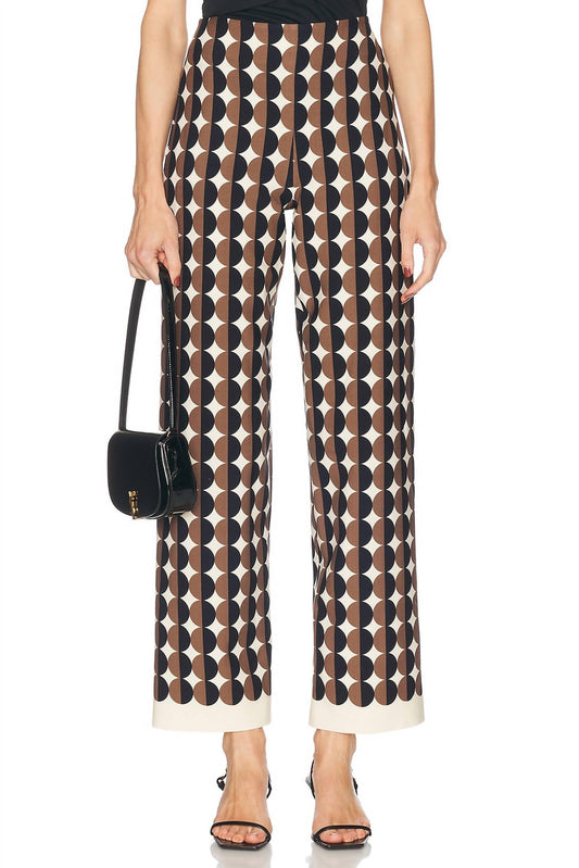 Oscar De La Renta - All Over Geo Double Face Wool Pant