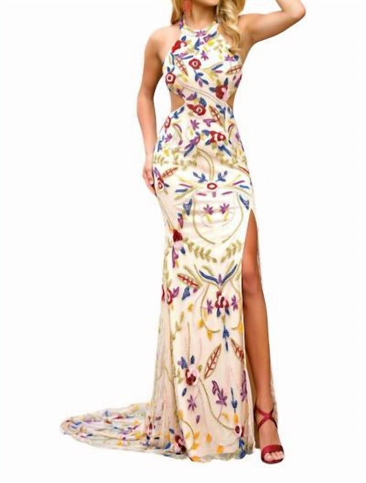 Karishma Creations - Halter Maxi Dress