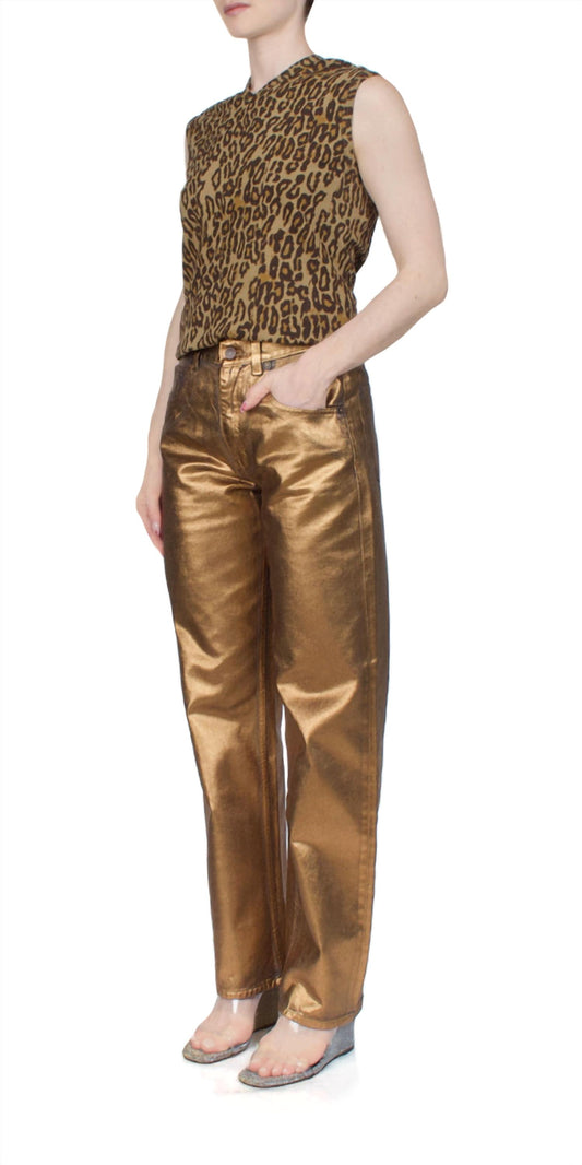 6397 - Women's Double-v Vest Leopard