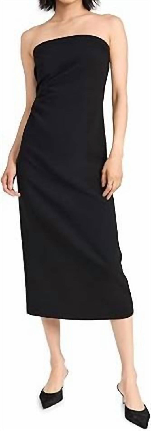 Vince - Strapless Draped Dress
