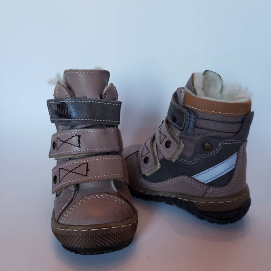 Renbut Shoes - Kid's Velcro Triple Strap Snow Boots