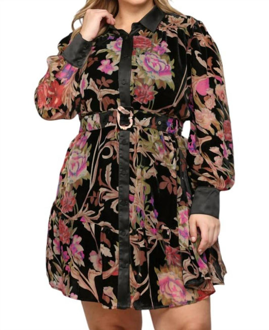 Fate - Velvet Dress - PLUS