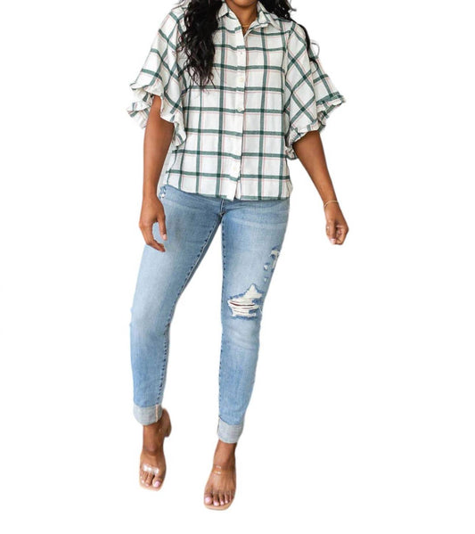 Andree By Unit - Perfect Picnic Plaid Top
