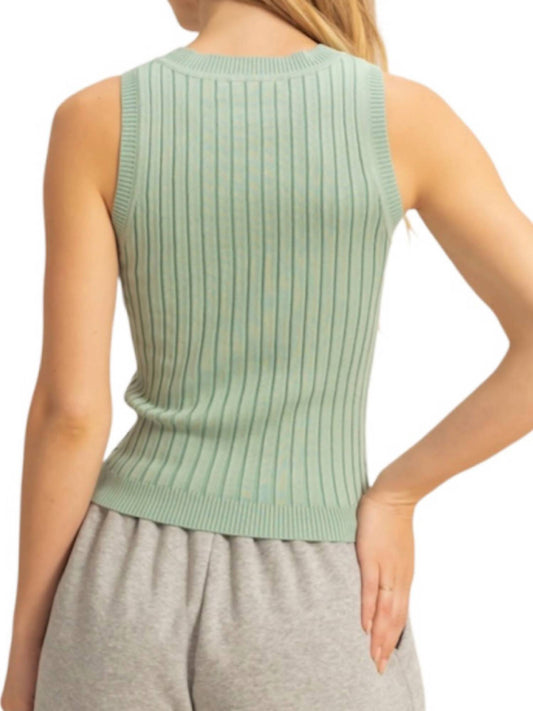 Double Zero - Essential Ribbed Tank Top