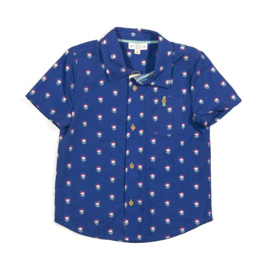 Egg By Susan Lazar - Boys Adrian Cotton Shirt