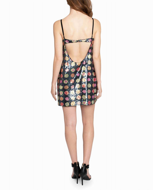 Nicole Miller - Radiant Aura Dot Sequin Mini Dress