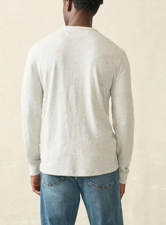 Faherty - Sunwashed Slub Crewneck Sweater