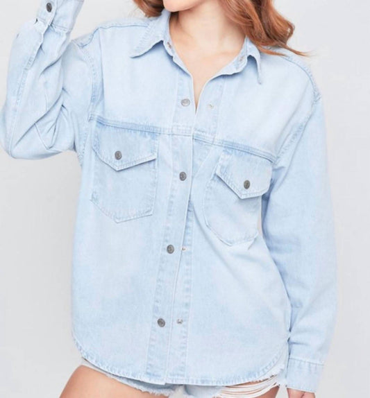 Ymi - Baguette Long Sleeve Denim Shirt
