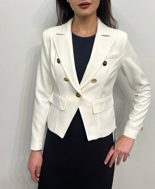 Mosaic - Button Blazer Jacket