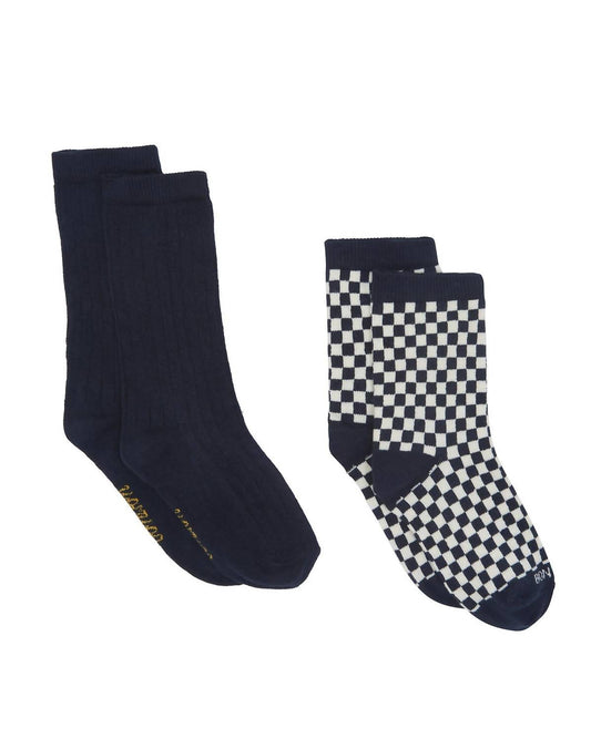 Bonton - Kid's Set Of Two Pairs Mixed Socks