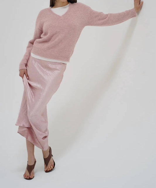 Lna - Eva Shine Maxi Skirt