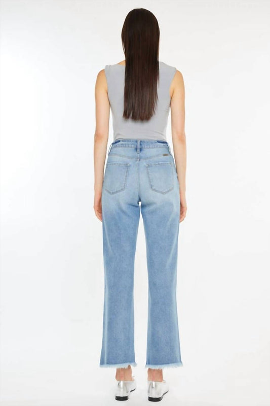 Kancan - Bri High Rise Slim Wide Leg Jean