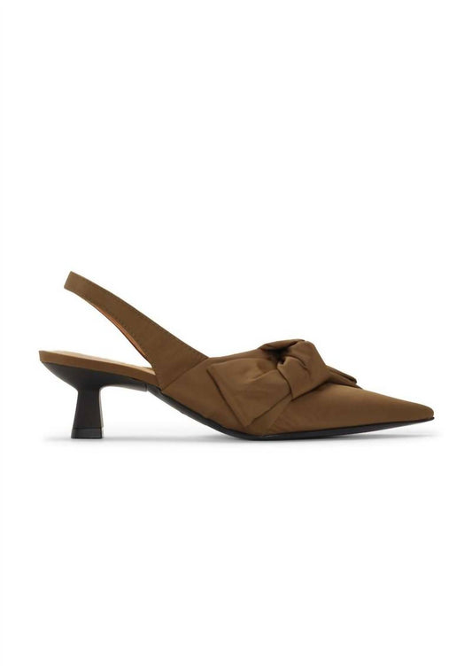 Ganni - Women's Bow Kitten Heel