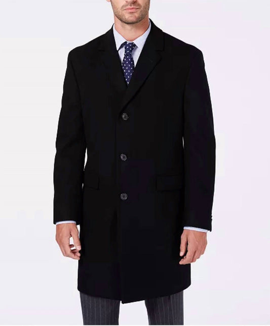 Nautica - Men's Classic Fit Batten Overcoat
