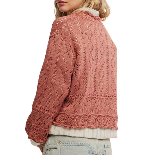 Free People - Charlotte Open Knit Sweater