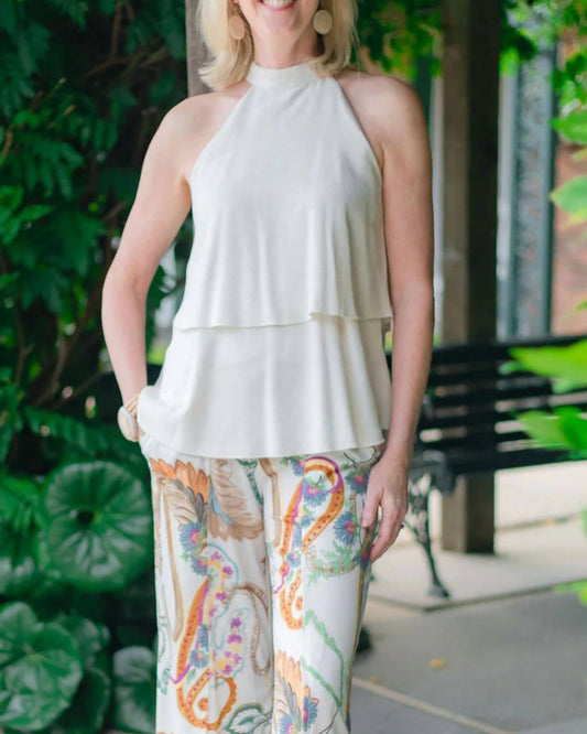 Isle By Melis Kozan - Lotus Halter Top