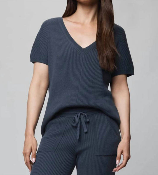 Splendid - Georgie Short Sleeve V Sweater