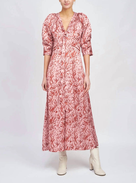 En Saison - Amelia Printed Midi Dress