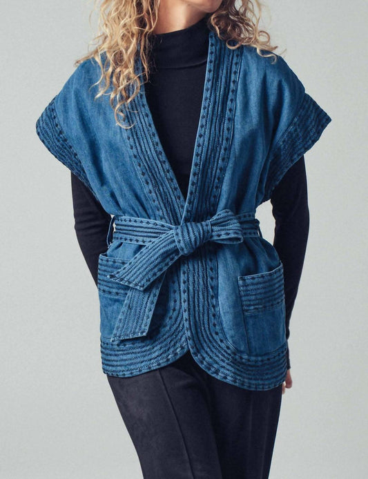 Urban Daizy - Washed Belted Vest