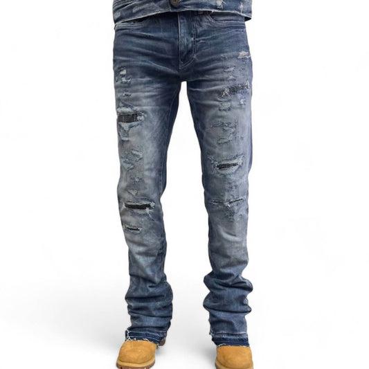 Jordan Craig - MEN'S THEO SLIGHT FLARE STACK DENIM JEAN