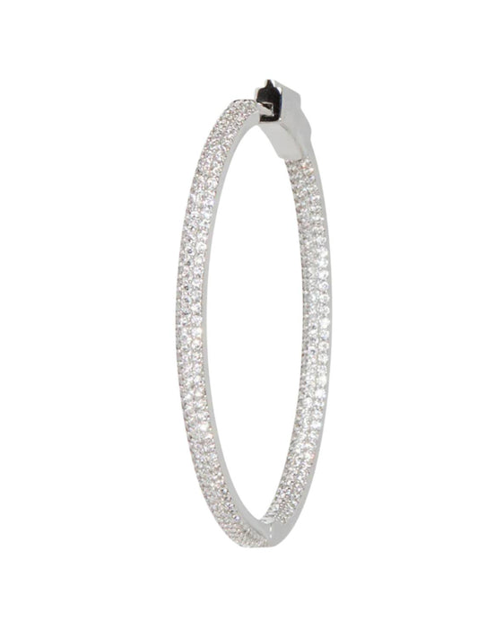 Nickho Rey - Women's Slim Tire Hoop Earrings