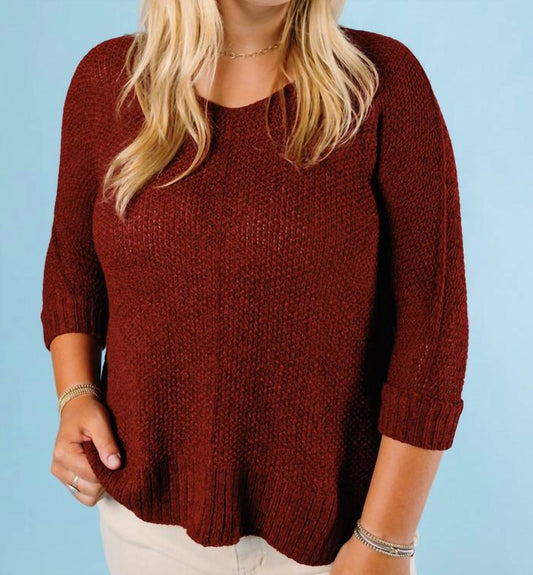 Ee:Some - My Girl Sweater - clothing - nylon - blend - red